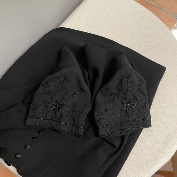 Black Dress, Donna Morgan, Woman, 6 Petite - Picture 7 of 11